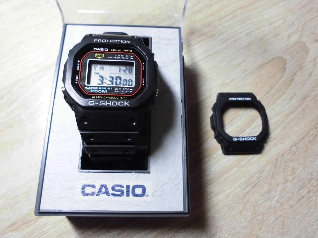 G-SHOCK First Model DW-5000C-1 1st Rare Speed Vintage Old in