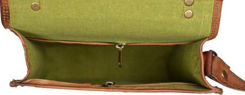 Mens Genuine Vintage Brown Leather Messenger Bag Shoulder Laptop Bag Briefcase@ - Picture 5 of 6