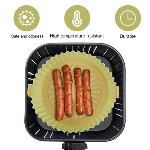 Air Fryer Silicone Pot Air Fryer Basket Liner Non-Stick Oven Baking Tray AU 2025 - Picture 8 of 21