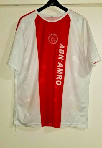 Knipoog oosters Gasvormig Nice #8 AJAX Amsterdam ABN AMRO Size 40 Red White Jersey Soccer Shirt | eBay
