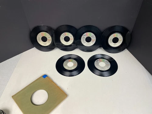 Lot of 6 David Bowie 45 Vinyl Records (3 Promo) ~ Blue Jean, China Girl