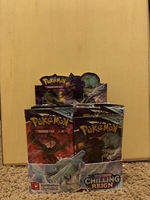 Pokémon: Chilling Reigns Opened Booster Box, Codes Included, Read  Description
