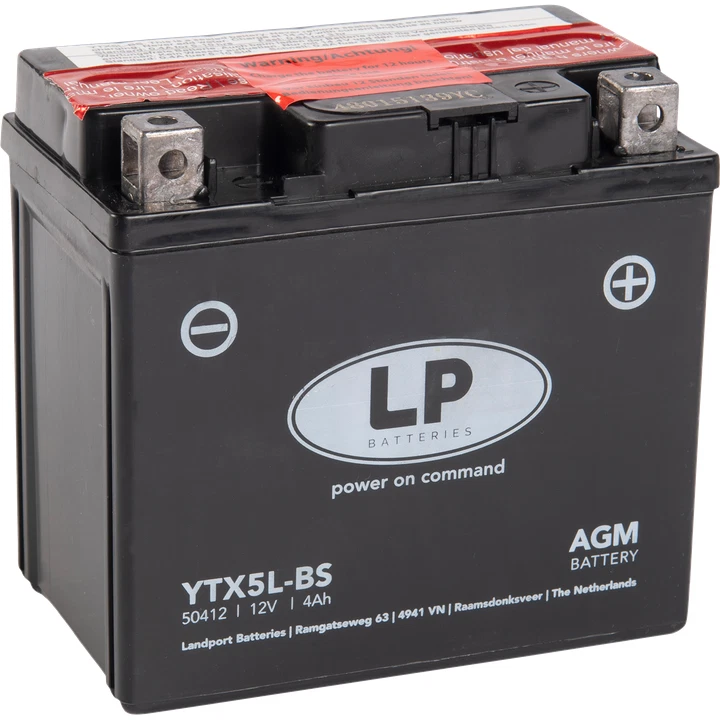 LANDPORT Batterie AGM 12V 4Ah - YAMAHA TDR 125 R DELTABOX 4FU 5AE 125cc de 1993 à 2002