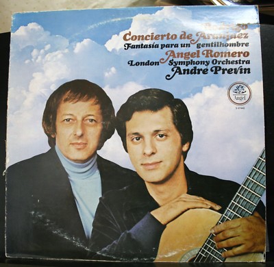 VINYL RECORD ALBUM RODRIGO CONCIERTO DE ARANJUEZ ANDRE PREVIN S