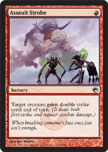 ASSAULT STROBE X4 4 4X Scars of Mirrodin MTG Magic the Gathering Cards DJMagic