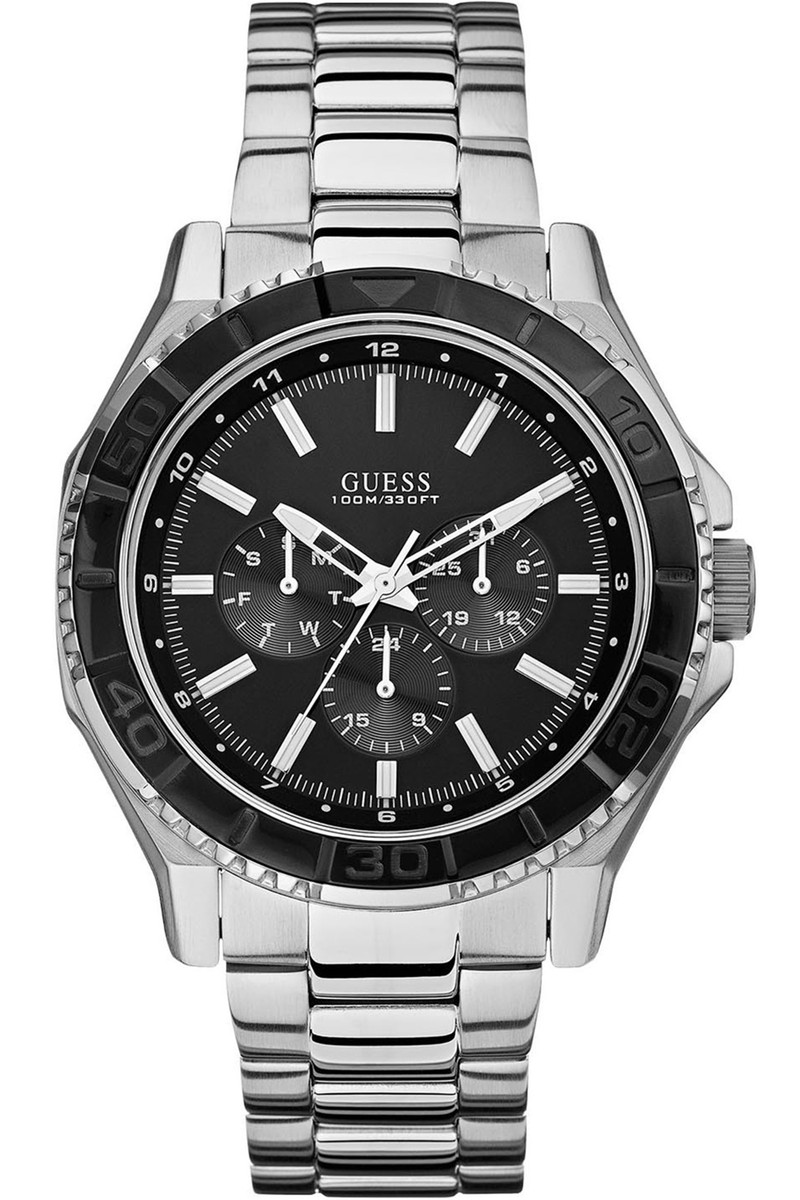 GUESS STEEL W0479G1,Men's Multi-function Dial,Stainless Steel case
