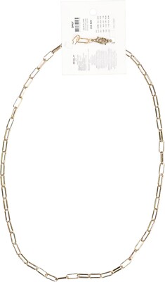 NEU !! ONLY ONLMETAL CHAIN Damen Modeschmuck Kette Farbe gold