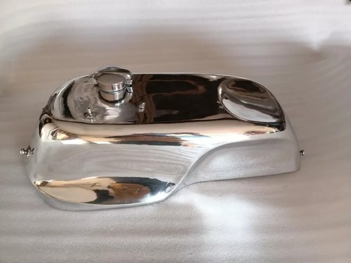 Honda Cb Mv Agusta Style Aluminium Cafe Racer Petrol Fuel Tank + Cap |Fit For - Picture 4 of 6