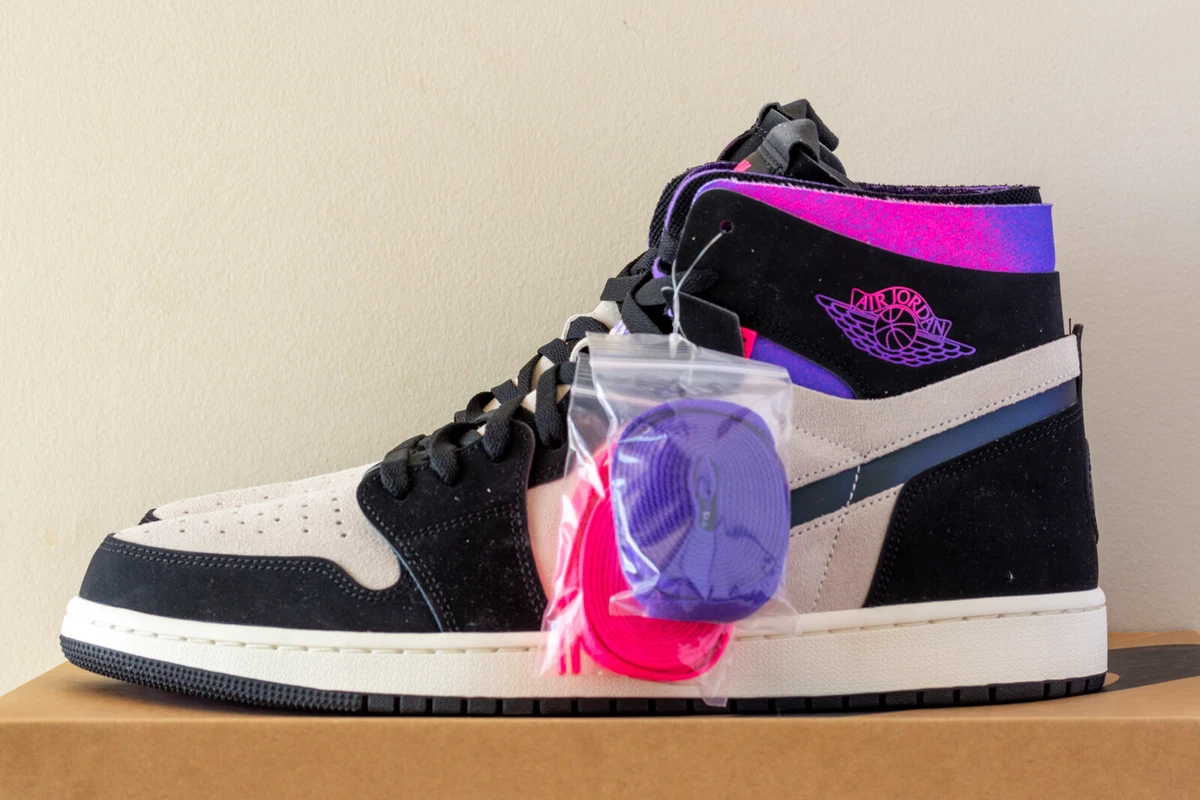 Nike Air Jordan 1 zoom air CMFT PSG White Black Psychic Purple Mens DB3610105