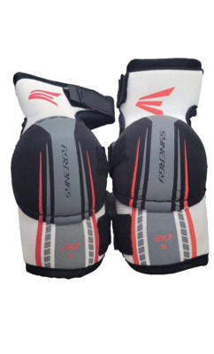 Easton Synergy 20 Junior Ice Hockey Elbow Pads - R & L - Black/White/Red