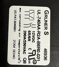 Gruner S UL-740AA, UL-740AA-R2A-R2A-B6R0-031