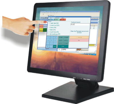 BARGAIN Quality 17 in. Touch screen Monitor for PC's w. Touch Driver Software