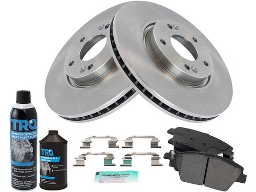 Front Brake Pad and Rotor Kit For 2011-2016 Kia Optima 2.4L 4 Cyl 2012 HJ329FM
