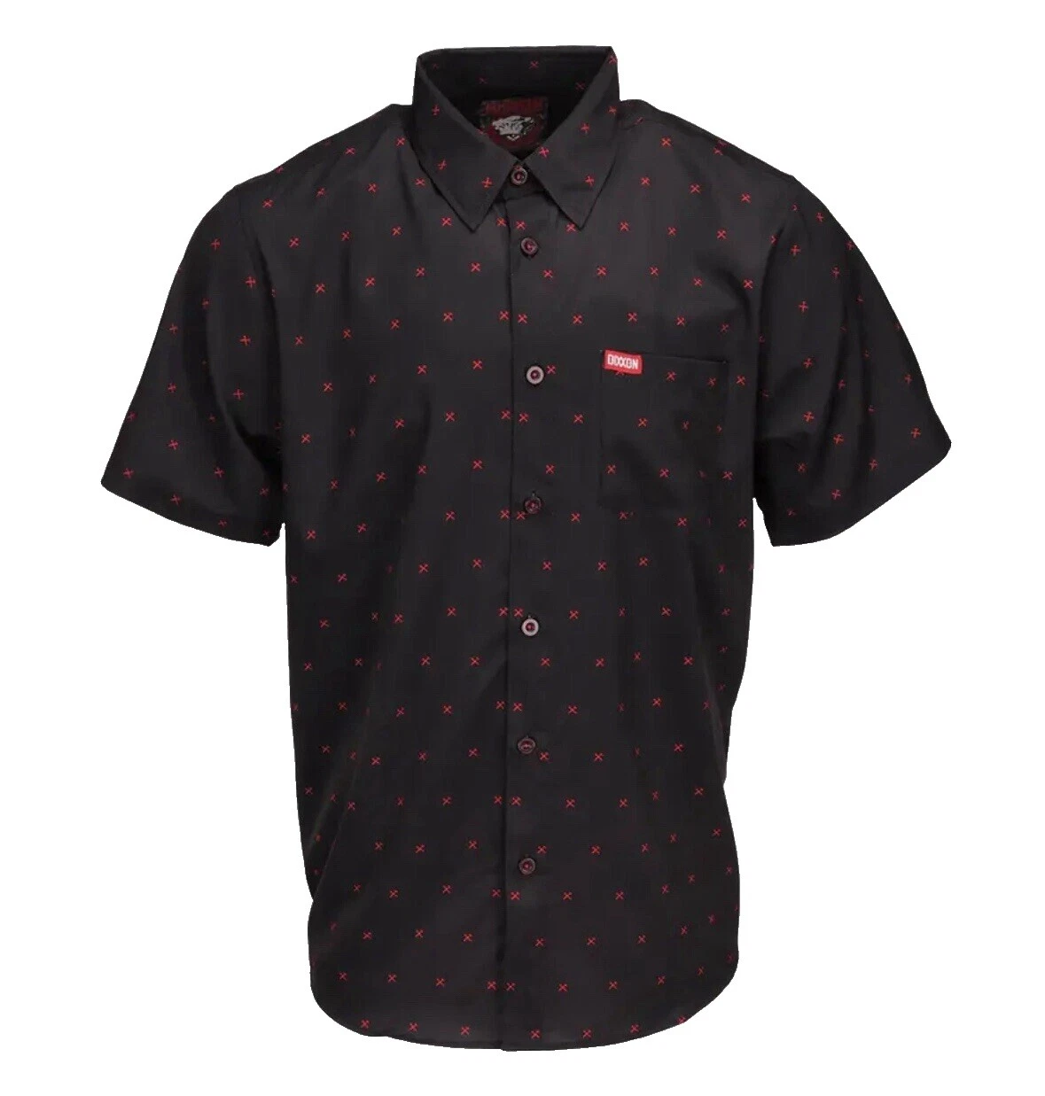 Bamboo Negro Informal Con Botones camisas para hombres