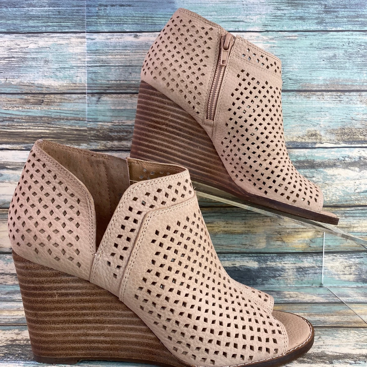 Jazley wedge bootie lucky brand sales