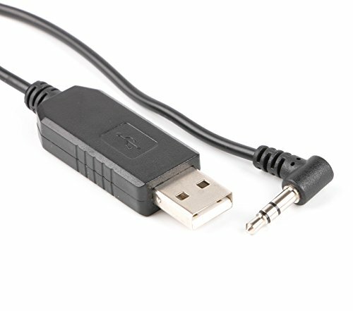 FTDI chipset angolato USB RS232 convertitore seriale da 3.5 mm AUX (f6T)