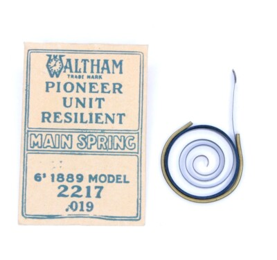 Marco Mainspring #272P for Waltham 16s A Model 1945 No. 2247 - Alloy