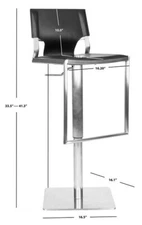 Safavieh Armondo Gas Lift Bar Stool, Reduced Price 2172717887 FOX3002B