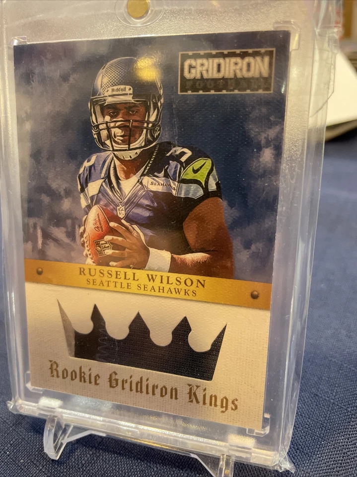 RARE 2012 Russell Wilson #/49 Panini PRIME Gridiron Kings. Rookie Patch! - Image 3 of 4