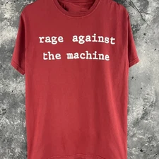 VTG Rage Against The Machine band red T-shirt Unisex S-5Xl XX51