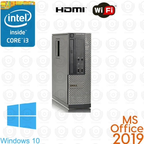 Dell OptiPlex 7010 Windows 10 Intel Core i3 3rd Gen. PC Desktops