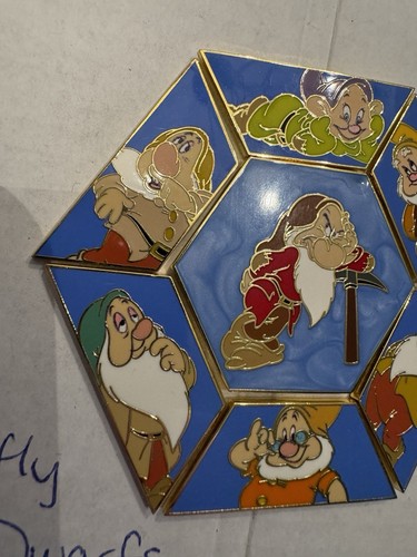 Disney Loungefly Snow White and the Seven Dwarfs Blind Box Gem Full Pin Set - 第 3/4 張圖片