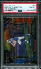 2023 Matthew Stafford PSA 10 Panini Select Tie-Dye Prizm /25 #356 LA Rams