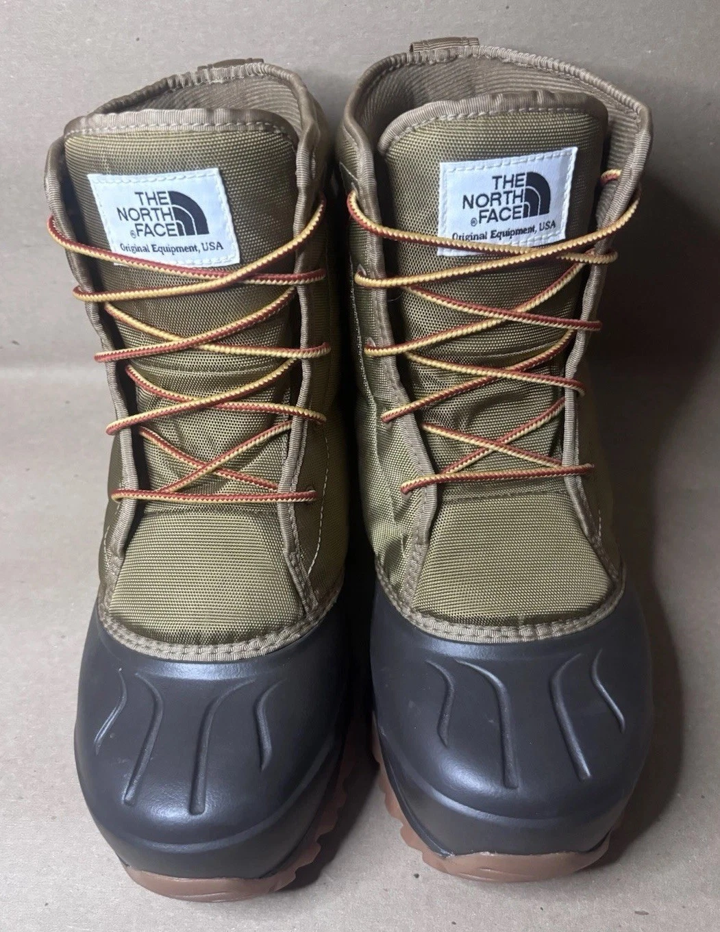 The North Face Waterproof Winter Snow Boots Men's Size 11 Brown Duck Boots EUC