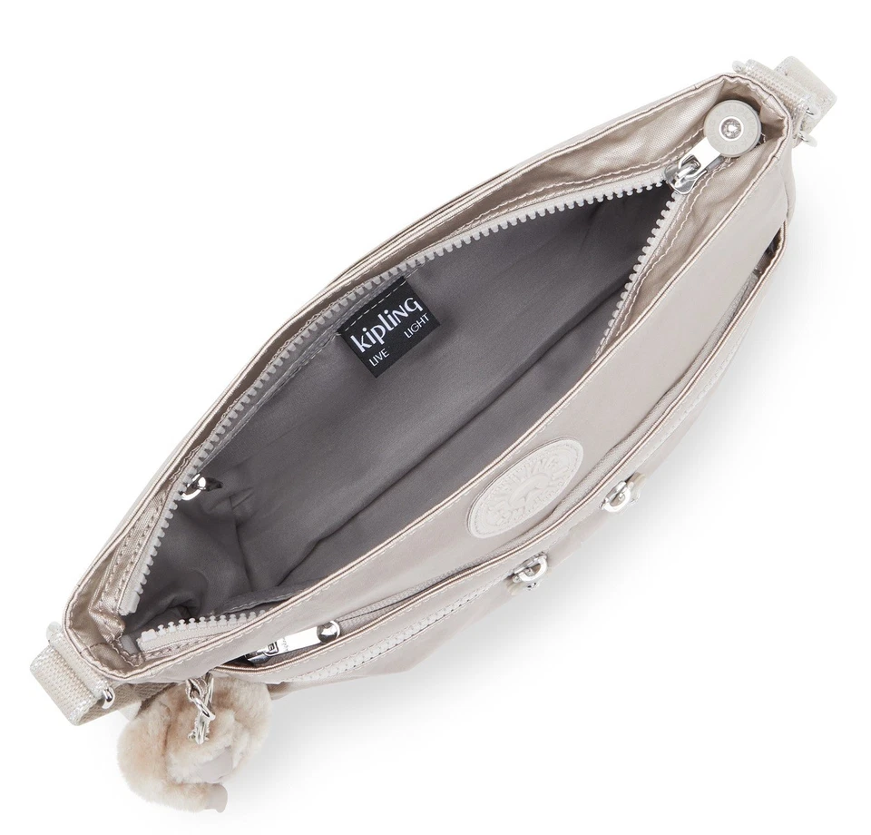 Kipling New Angie 4,5 Liter Schultertasche KI7393 Metallic Glow - Bild 4 von 4