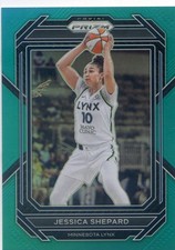 2023 Panini Prizm WNBA JESSICA SHEPARD #33 TEAL PRIZM #47/49 LYNX