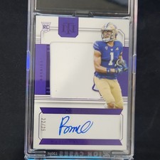 2024 Panini National Treasures Rome Odunze ROOKIE AUTO 22/25 Washington Huskies