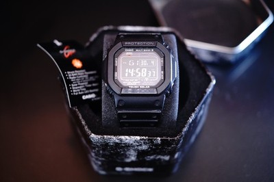 G-SHOCK GW-M5610U-1BER 43,2mm schwarzes Harzgehäuse schwarzes Armband Uhr