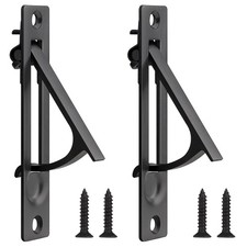 2 PCS Matte Black Recessed Flush Pocket Door Pull Handle Edge Hardware Decor