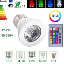 Rgb Led Spot Light Bulb Lamp Dimmable 5w E27 Gu10 16color Remote Control 110 220 Rgb Led Spot Light Bulb Lamp Dimmable 5w E27 Gu10 16color Remote Control 110 220