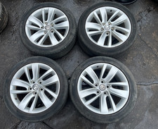 VAUXHALL INSIGNIA 09-17 MK1 1.8 16V SET OF 4 18 INCH ALLOY WHEELS 5 STUD #GT63