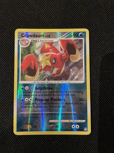Crawdaunt 22/146 Reverse Holo Legends Awakened Pokemon TCG