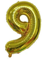 Number 9 Helium Foil Balloon