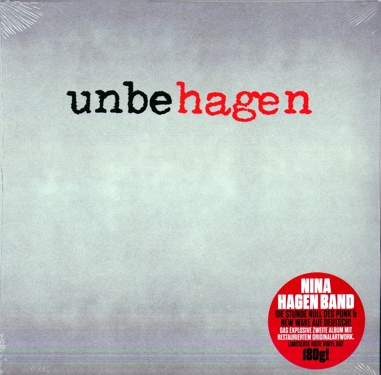 Hagen Band Nina - Unbehagen Vinyl