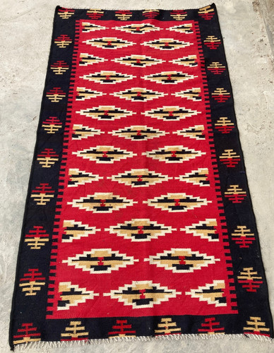 Vintage Traditional Handmade Beautiful Turkish Kilim Floor Rug Carpet 171x93 cm