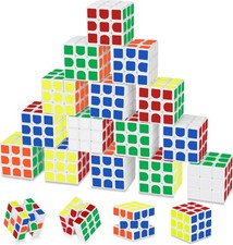 Mini Cubo Paquete de 20 Cubos Mágicos, Puzzle Favores de Fiesta para Niños Juego...