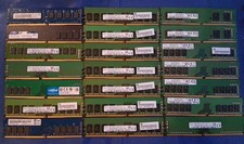 Lot 21 X 8GB DDR4 Desktop Memory Mixed RAM Samsung SK Micron Etc See PiX