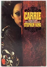 CARRIE Stephen King 1974 Hardcover Book Dust Jacket Book Club Edition BCE GC:H18