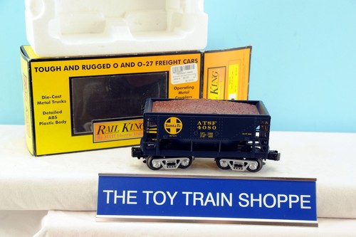 MTH RAIL KING 75119 ATSF CARRO DE MINERAL DE SANTA FE CON CARGA DE MINERAL. EXCELENTE ESTADO (LN) EN CAJA. | Condition: Used