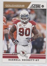 2012 Score Gold Zone Darnell Dockett #219 0b5