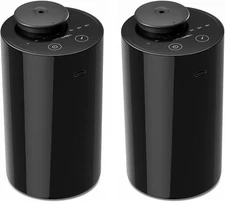 Waterless Diffuser for Essential Oil, Battery Operated Nebulizer, 0.7 Black 