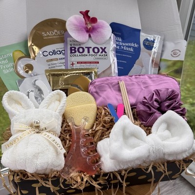 Beauty Gift Set for Women 16 Pcs Face Mask Spa Self Care Birthday FREE Gua Sha