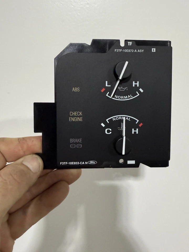 Ford F150 F250 1992-1996 conjunto de medidor de presión de aceite y temperatura F3TF-10E853-CA Foto 2 de 4