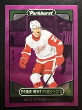 2021-22 Parkhurst Hockey #PP12 Lucas Raymond Prominent Prospects Pink /99 Rookie