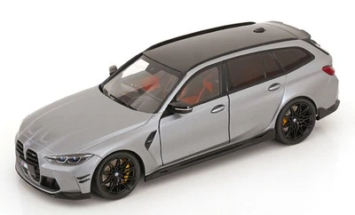 BMW M3 G81 Competition M XDrive Touring 2024 gris metálico 1:18 Solido