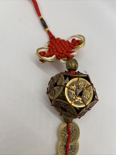 Feng Shui Chinese Coins Good Luck Hanger - Picture 4 of 4